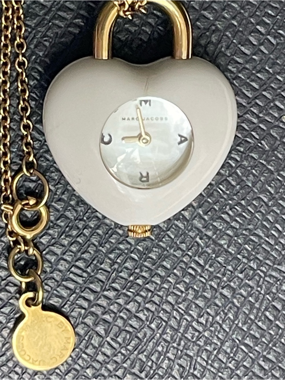 Rare Vintage Y2K Marc by Marc Jacobs pendant watch/ necklace.